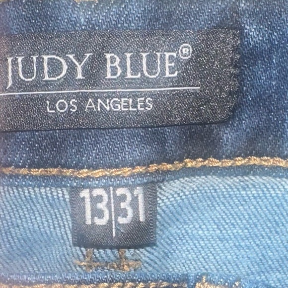Judy Blue Dark Indigo Skinny Jeans SZ13/31 - Picture 5 of 5